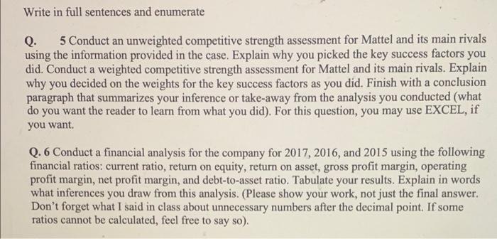  can anyone explain or help? Write in full sentences and enumerate