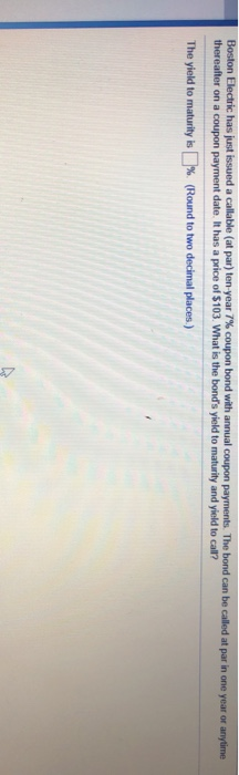 i need help with this question asap please Boston Electric has ust