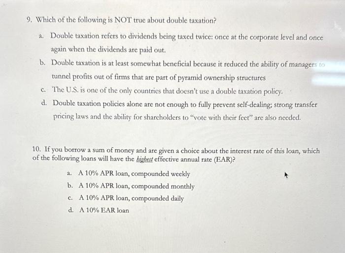  please show steps and or reason for your answer for 9