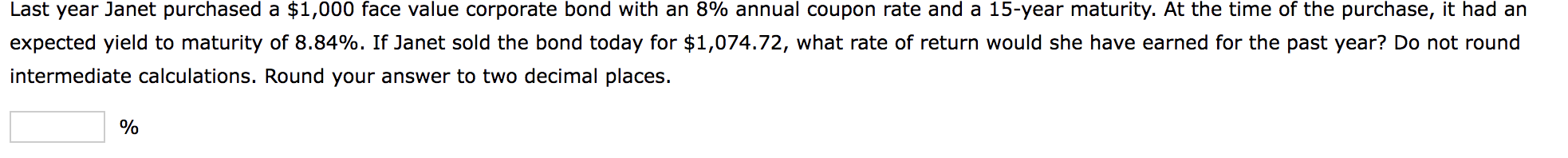 noncallable and has 20 years to maturity, a 9% annual coupon, and