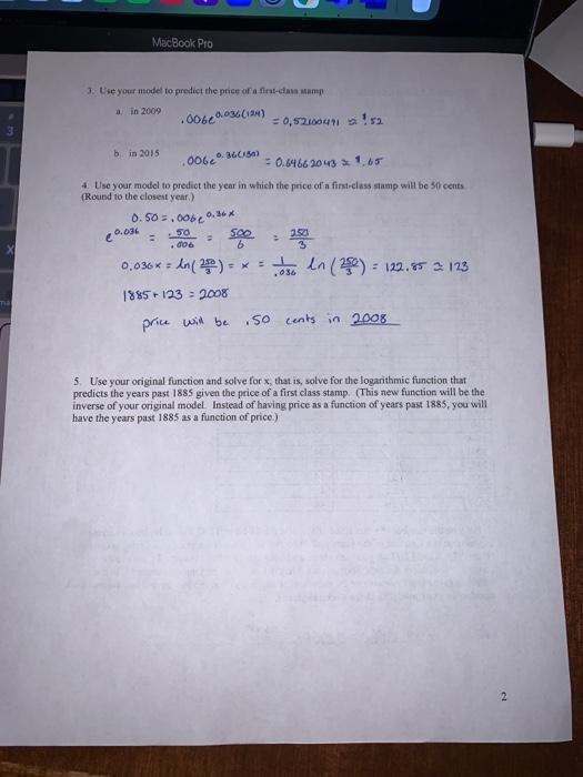 Name w The United States Postal system has been basing the price