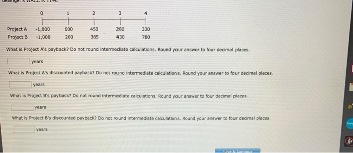 capital budgeting selection criterion. The payback D is a "break-even calculation in