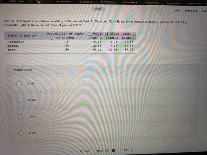  A Stock Course Details Help Save & Exit Sub You decide