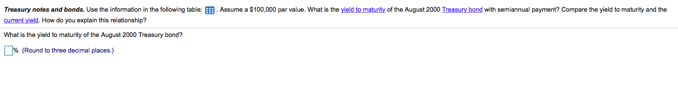 IT ALSO ASK ME HOW TO EXPLAIN THE RELATIONSHIP BETWEEN THE YIELD