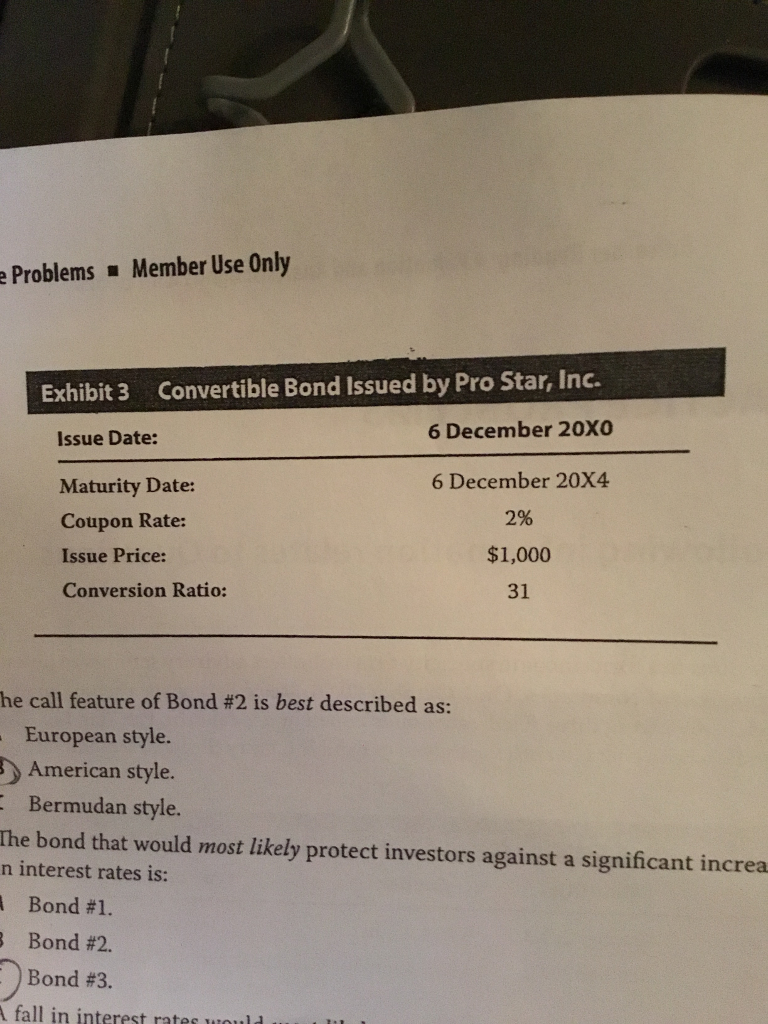  Answer #10 See chart to answer #10 e ProblemsMember Use Only