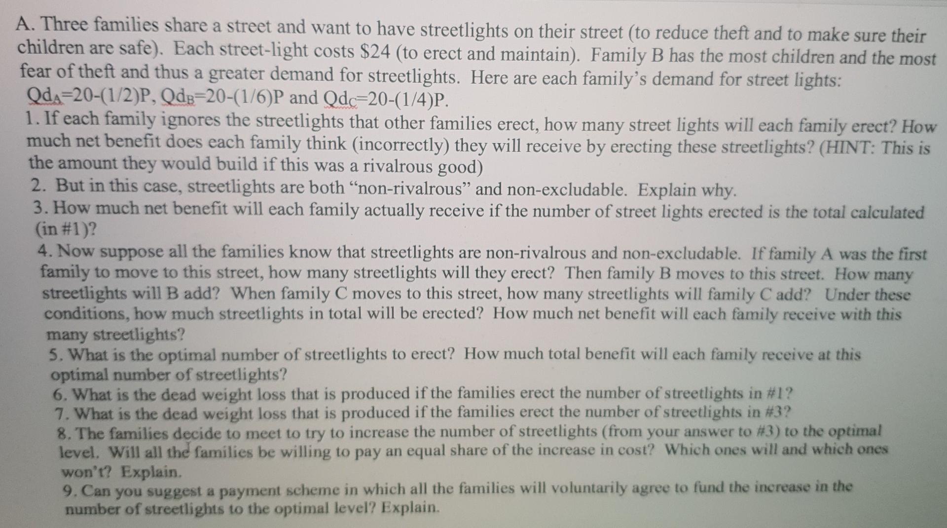 Please help answer question 5-9. I need help ASAP please. A.
