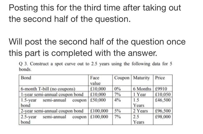 Really struggling with this question having to post it again would appreciate