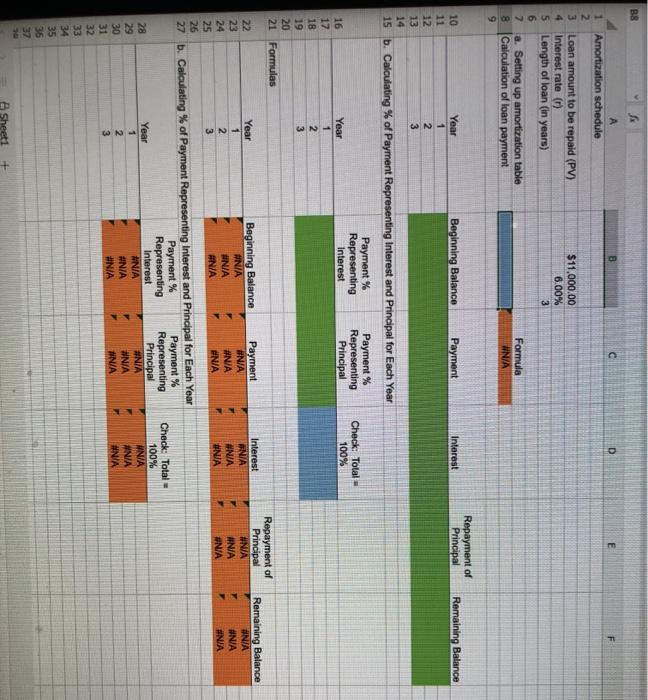 in the Microsoft Excel Online file below. Open the spreadsheet and perform