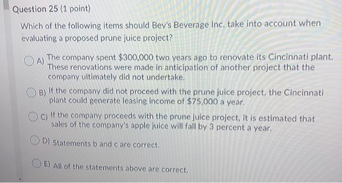 need help with question 25 and 26 Question 25 (1 point) Which