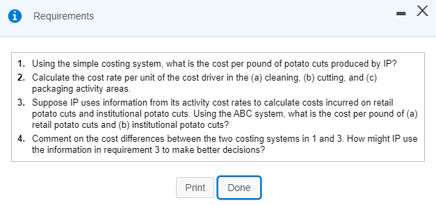 and university dormitories. (Click the icon to view IP's costing information.) At