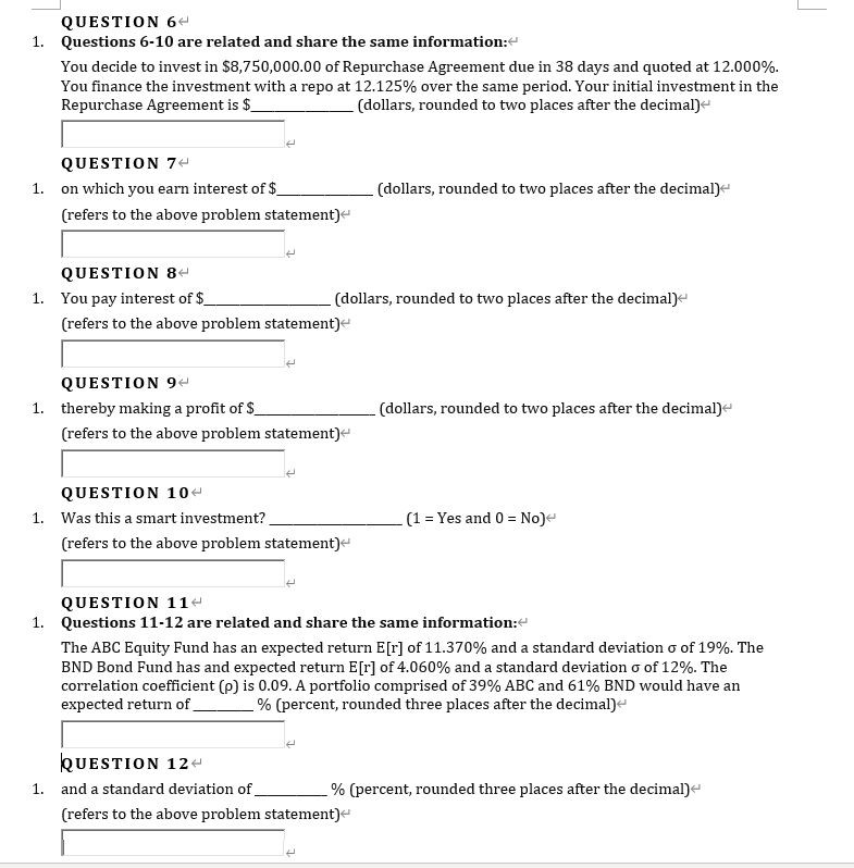  need help plz.. this is one set of problem.. QUESTION 6
