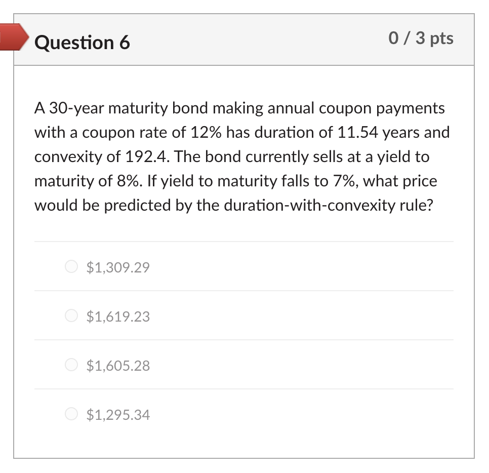 Please use calculations. I cannot use excel. A 30-year maturity bond making