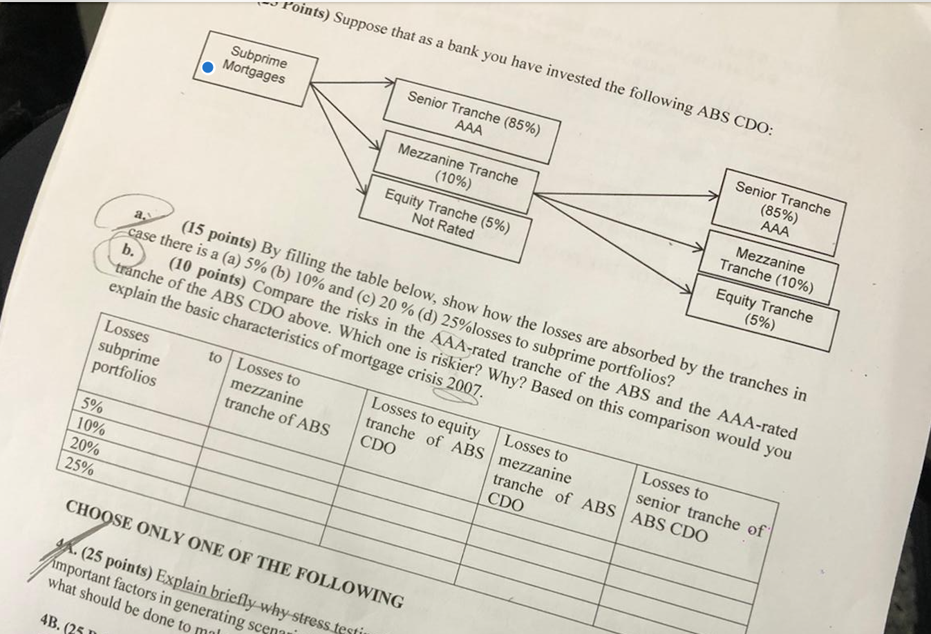 can you explain and solve this question ? Points) Suppose that as
