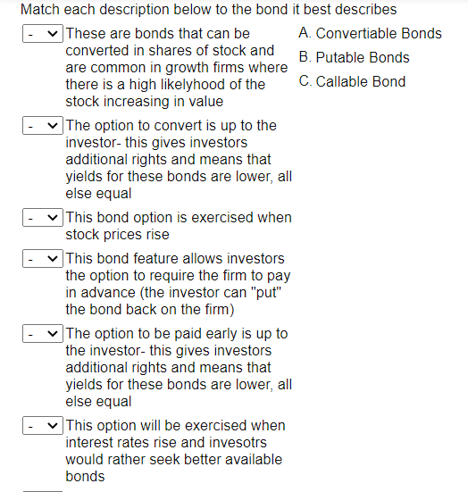 Match each description below to the bond it best describes These