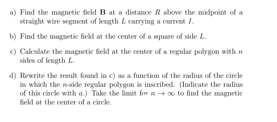 Provide a clear, correct and well explained solution for the following"Electromagnetism/ advanced