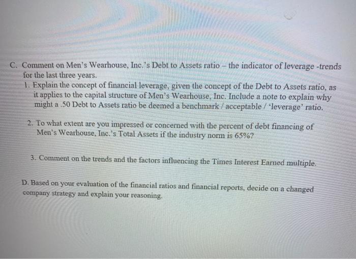 Ratios Profitability Ratios Return on equity 18% 7% 5% Return on assets