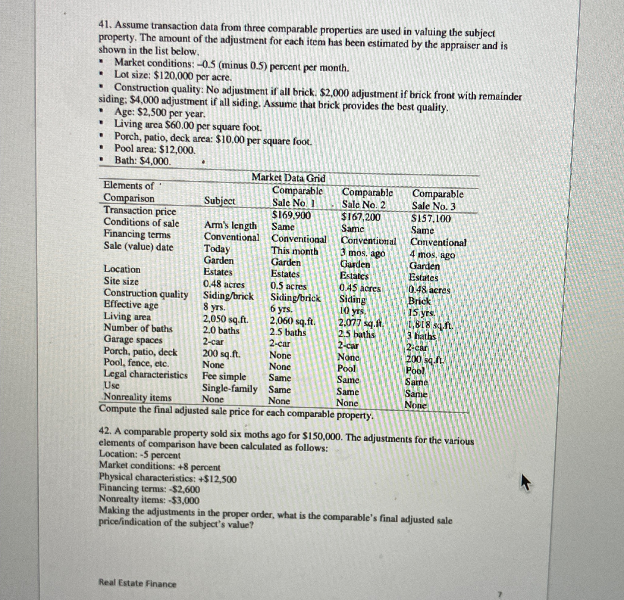  please help me with both questions #41 & #42 Assume transaction