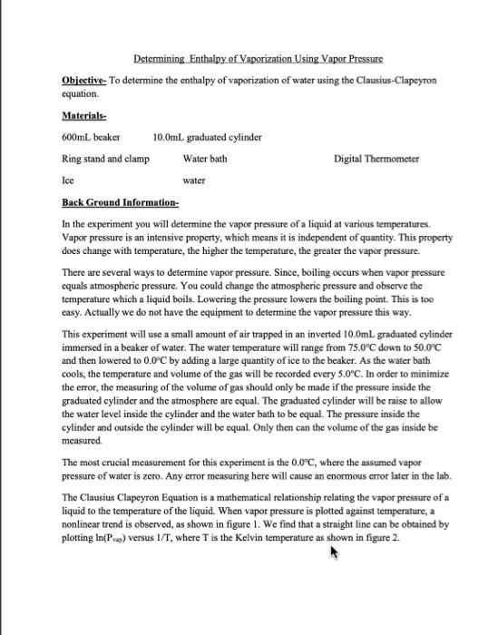  i need a solution answer for this report plz for Determining