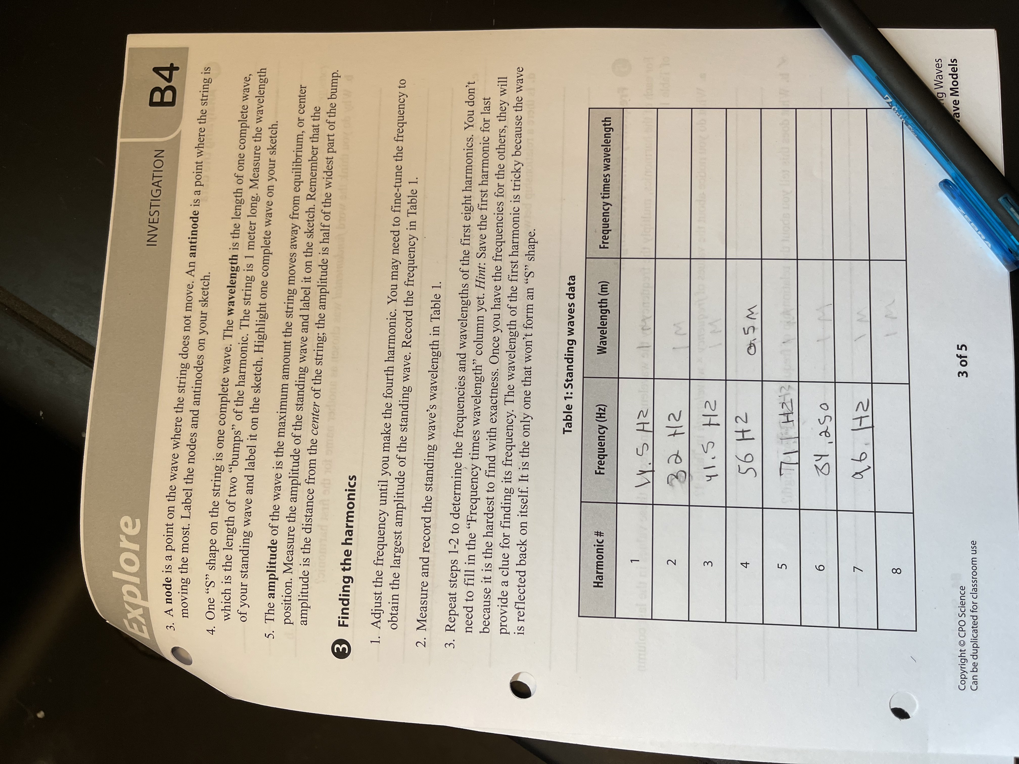 Explore INVESTIGATION B4 3. A node is a point on the