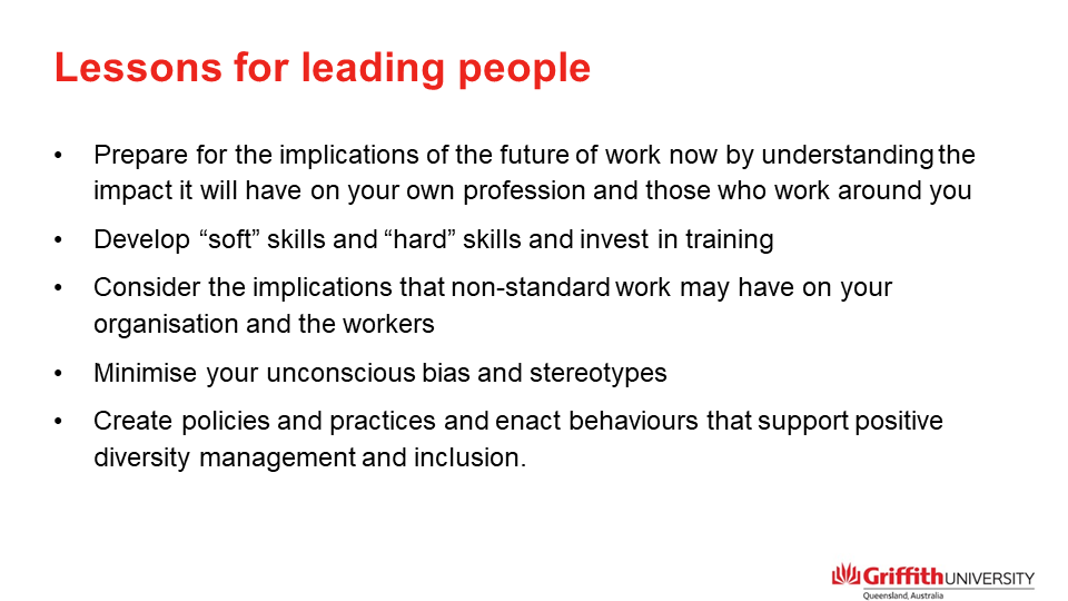 Write a 200-250 word reflection on future work reflecting on an issue