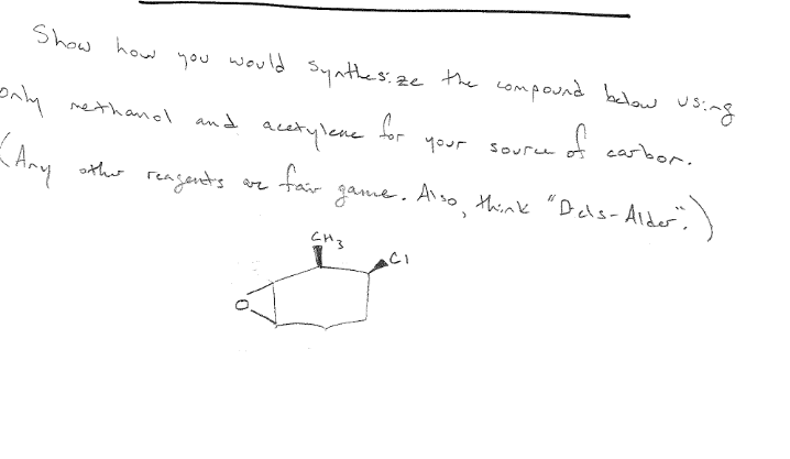 PLEASE SHOW PROPER STRUCTURE, CHARGE AND ARROWS Show how you would synthes:ze