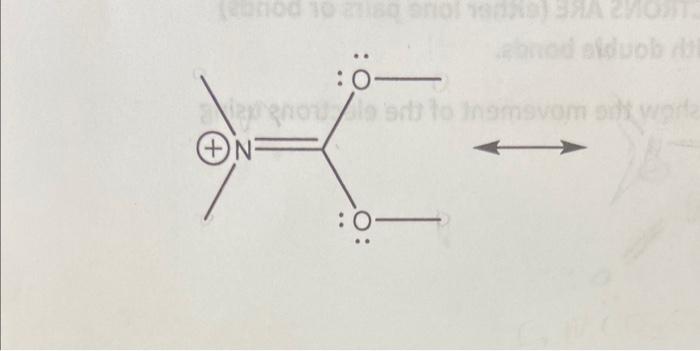 Draw the multiple resonance forms for the following: 