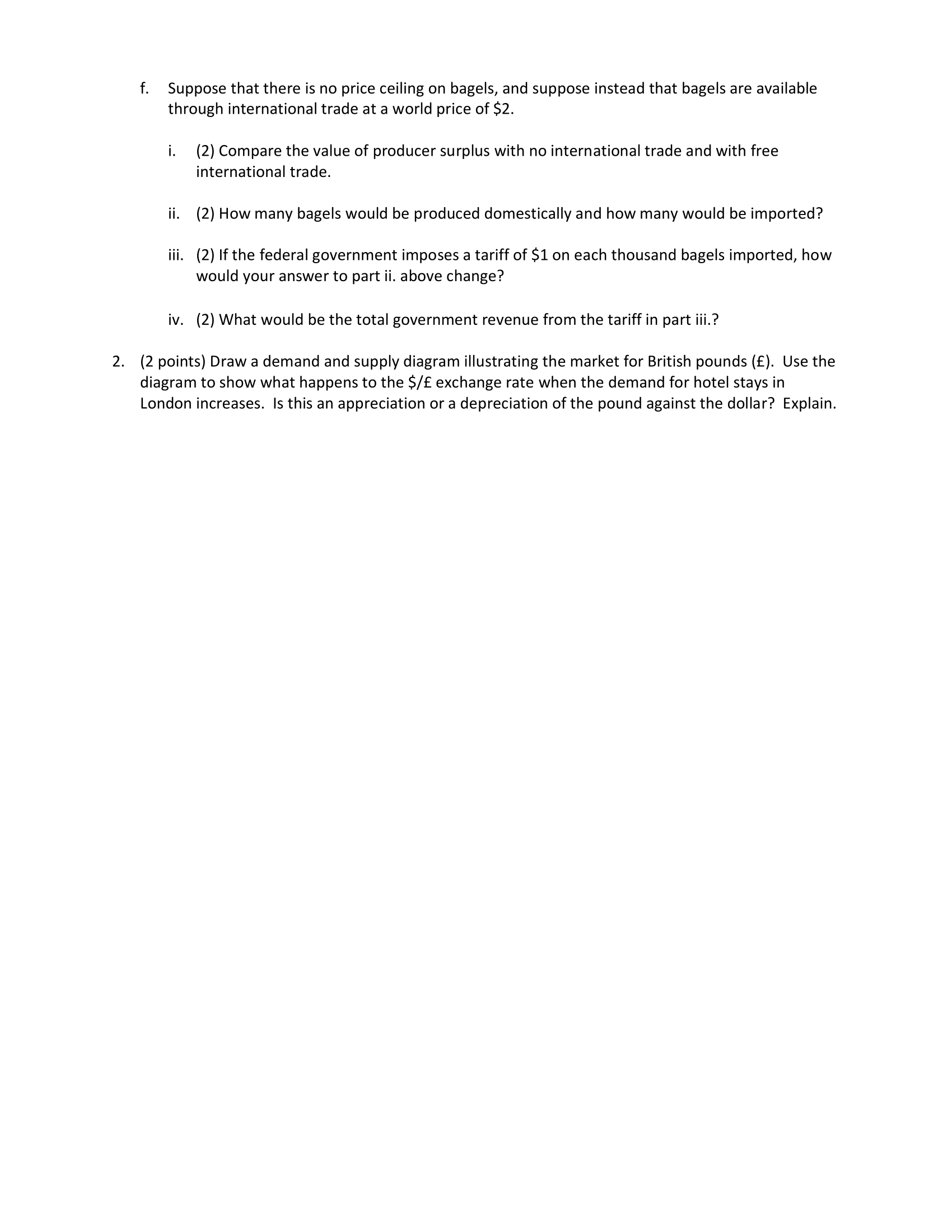 the demand and supply of bagels in Amarillo, Texas: Quantity of bagels