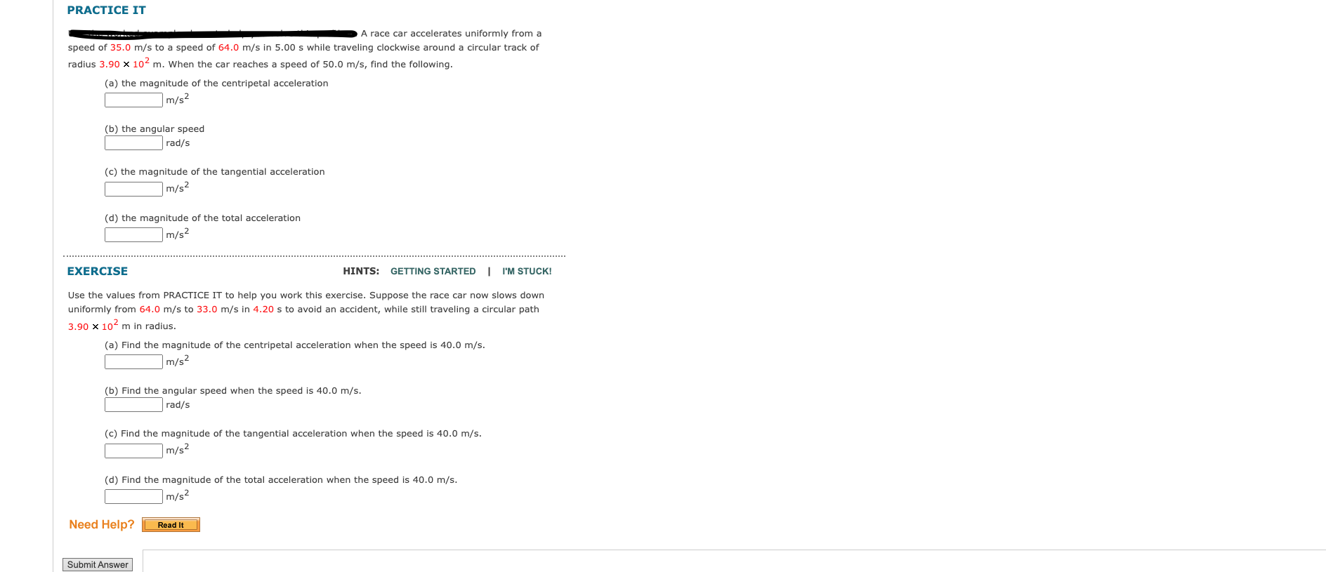 at 1; = 0. (a) Through what angle does the wheel rotate