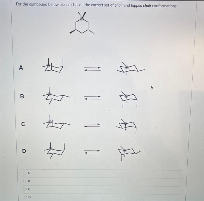 It F F \& 4Z For the compound below please choose the