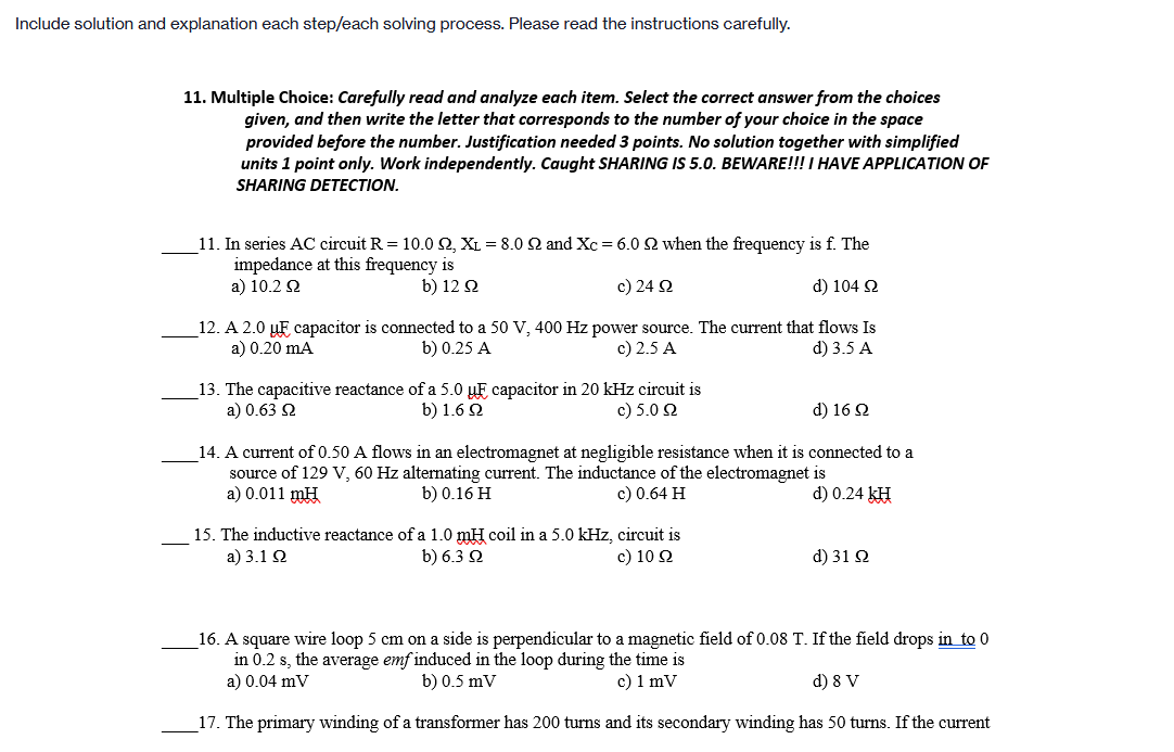  Include solution and explanation each step/each solving process. Please read the
