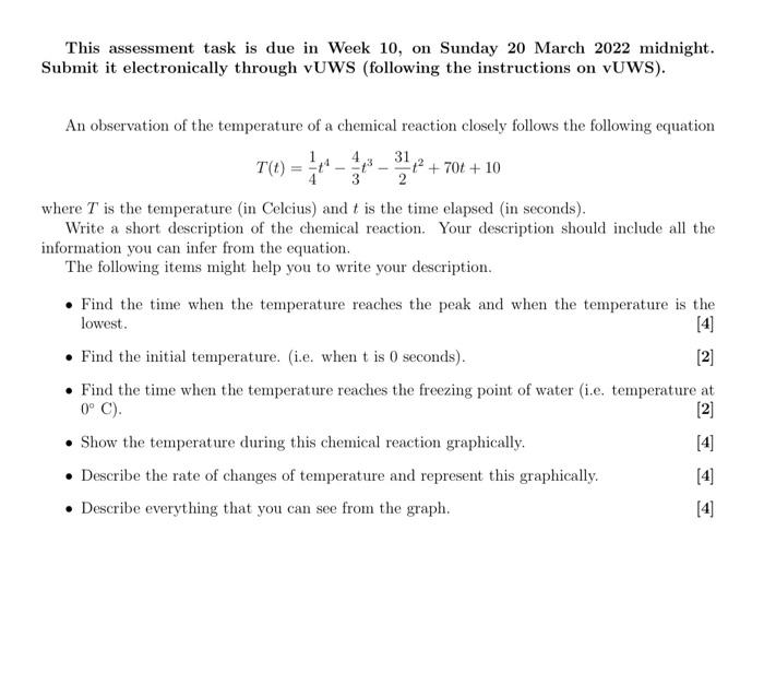 please help me solve this This assessment task is due in Week