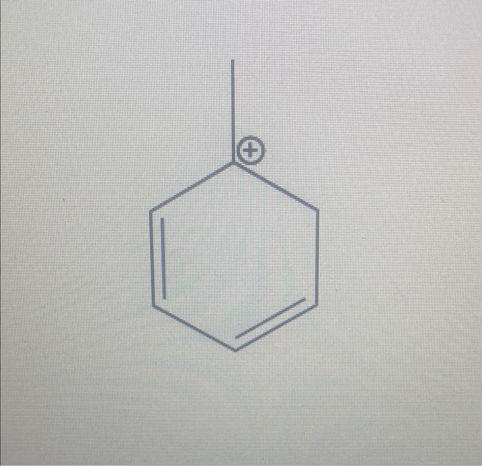  Write the resonance for the following compound (Please I need a