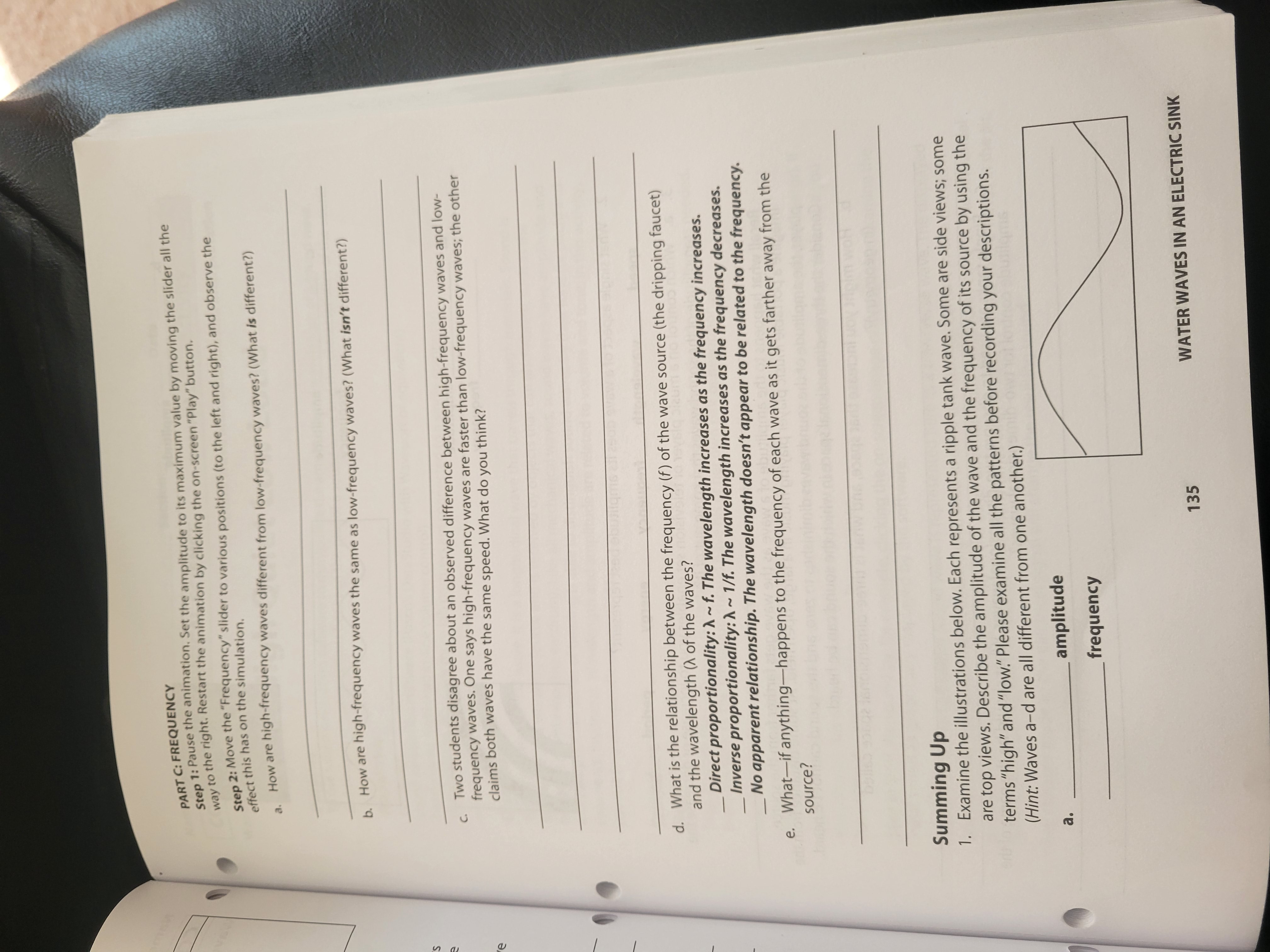 and control waves in a ripple tank simulation to learn the basics