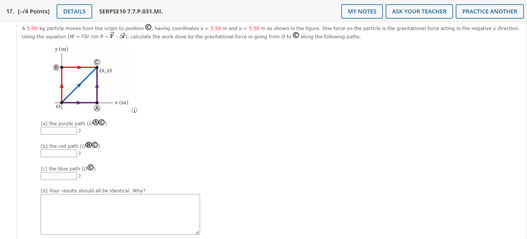 Please carefully take your time to do these Work and Energy questions