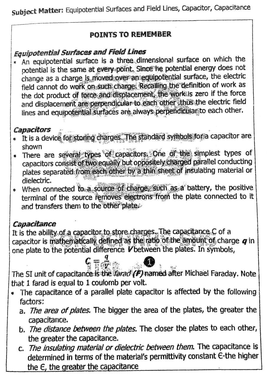 without solution will not be considered) Given the following capacitance C1 =