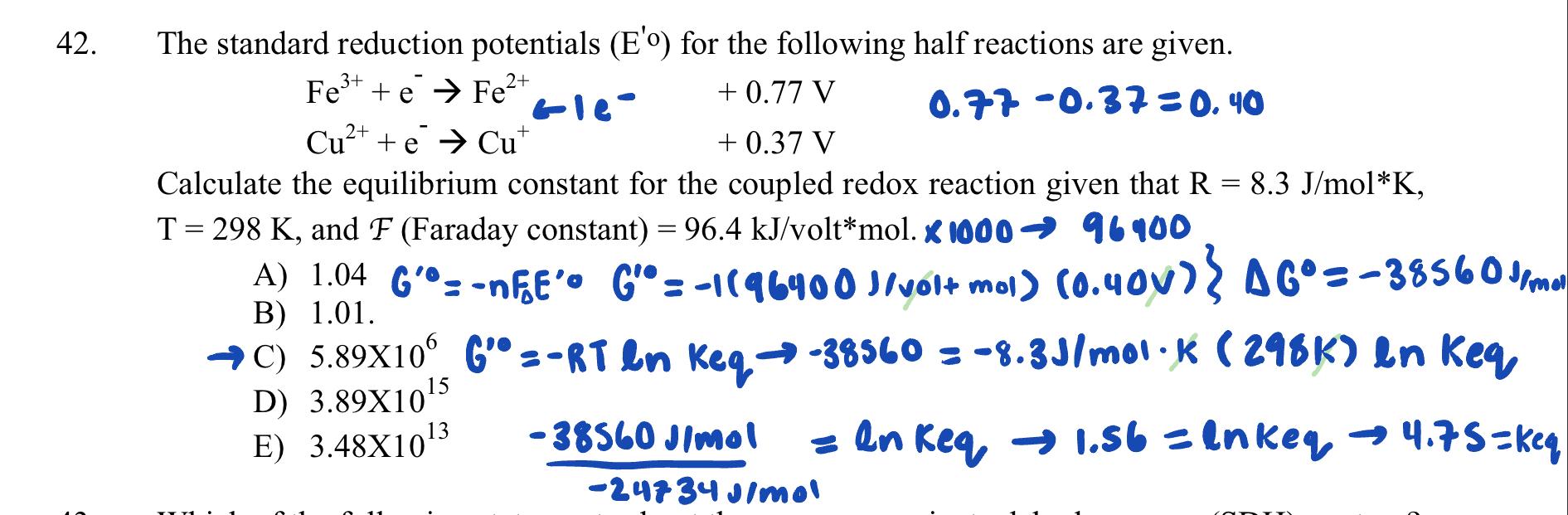 C is the right answer and I don't know what I'm doing