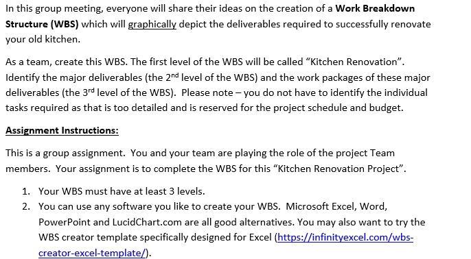 other project it is important to detail specifications and requirements for the