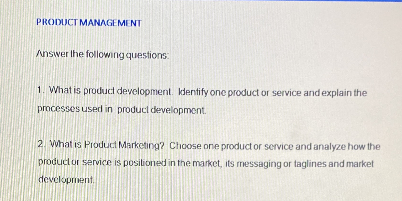 Please provide a comprehensive explanation and a unique example. Thank you! PRODUCT