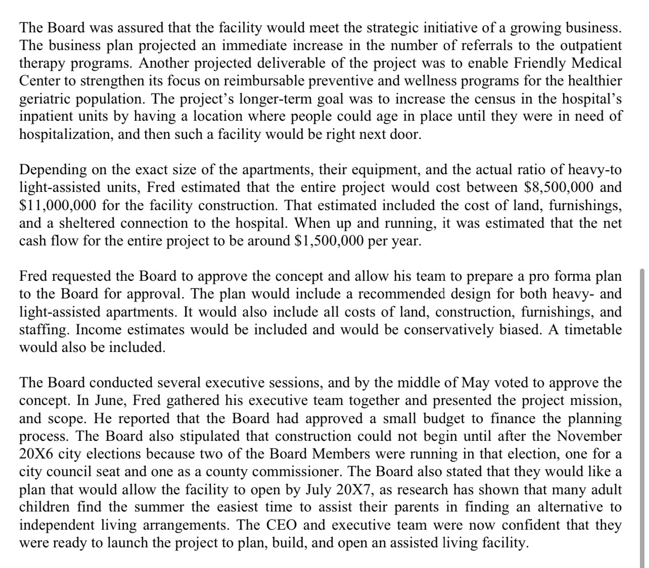 approach to creating the profile. Why did you choose that approach?Which profiling