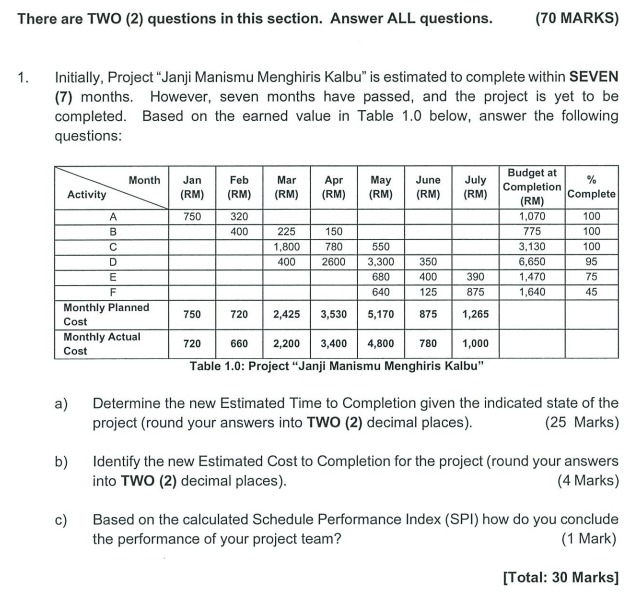 READ EACH QUESTION CAREFULLY AND GIVE WHAT EACH QUESTION WANTS. GIVE THE