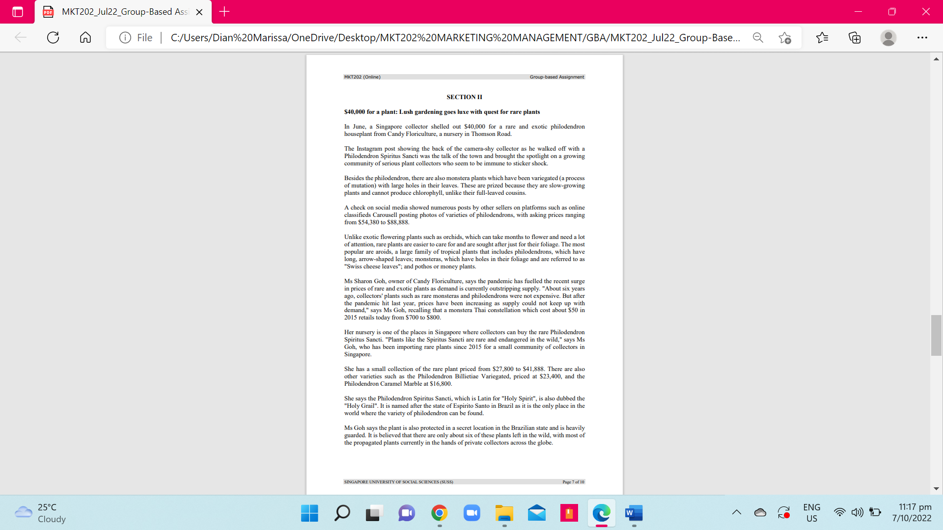 Question 1) Explain the needs, wants, and demands for rare and exotic