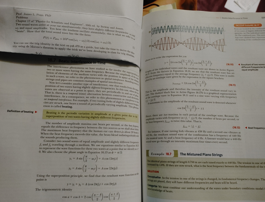 please show all the steps with explanations thank you Prof. James L.