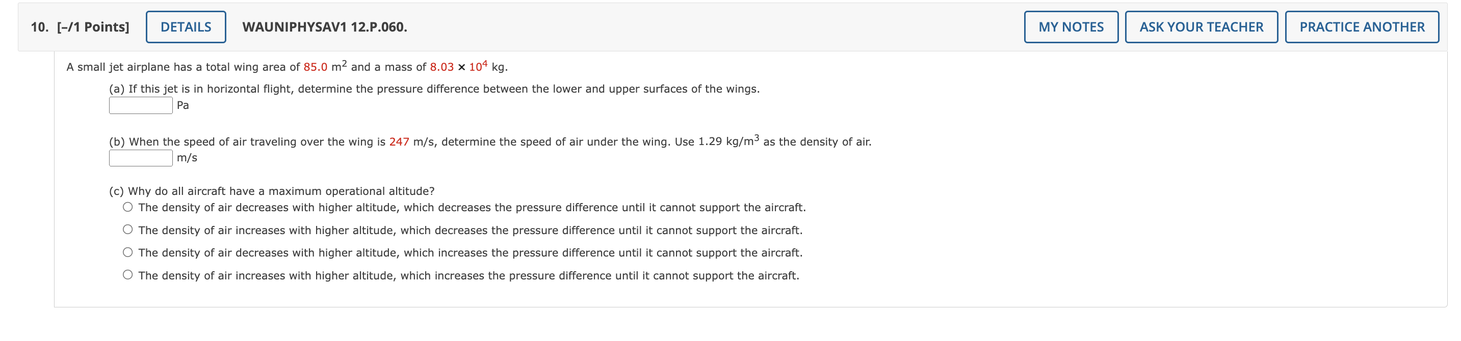 ER PRACTICE ANOTHER (a) Blood with a density ,1 = 1.00 g/cm3