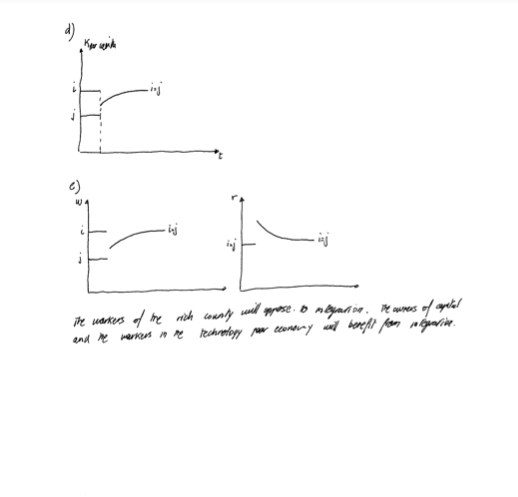 (I, and 5, the same labor force but differ in their level