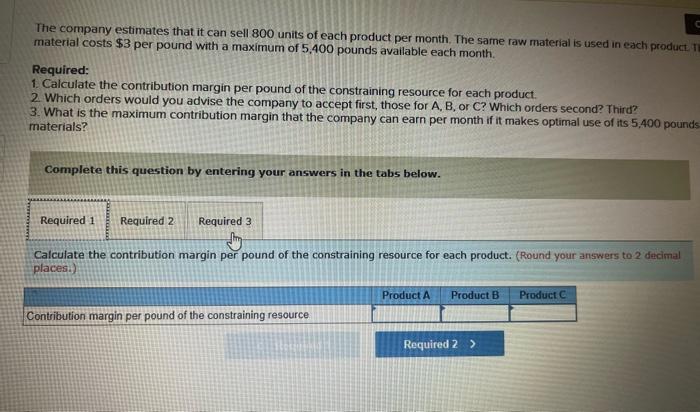 than buying them from an outside supplier. However, the company's chief engineer