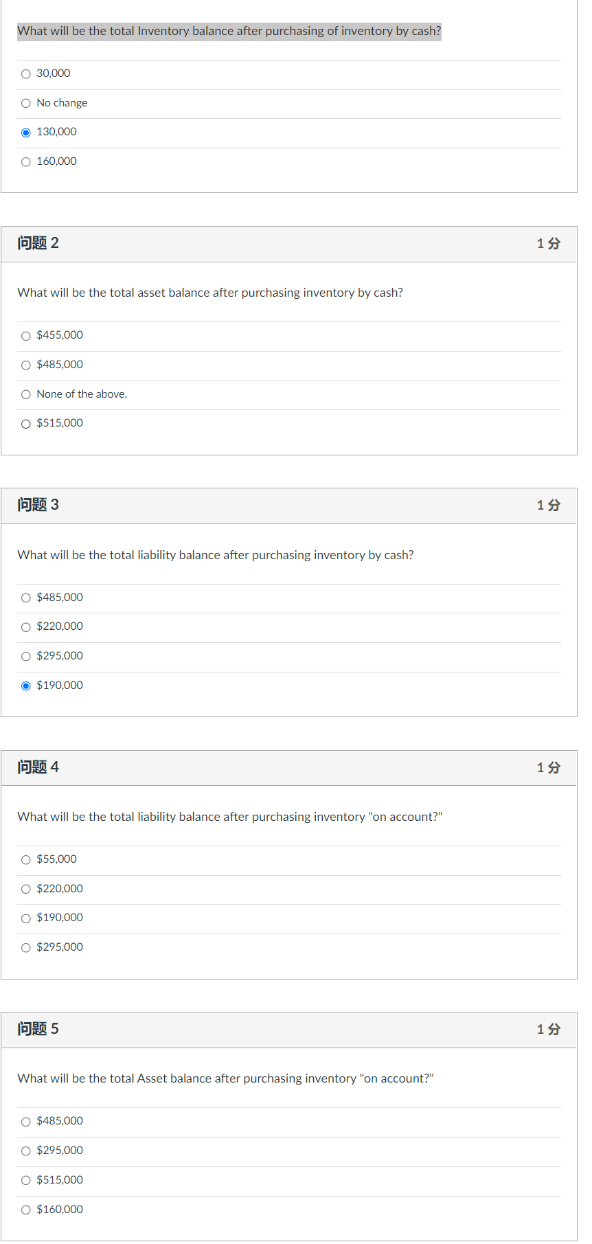 equity accounts contained in Ace Company's balance sheet. Click in each box