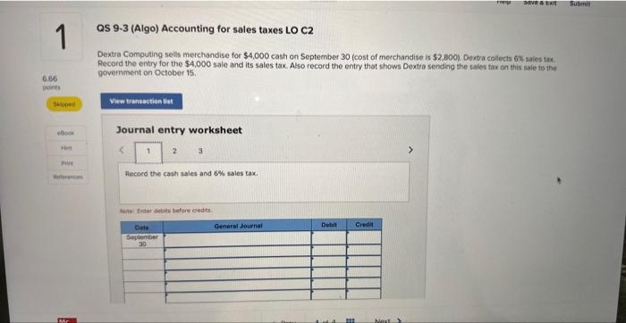 can someone help with this step by step Dextra Computing sells merchandise