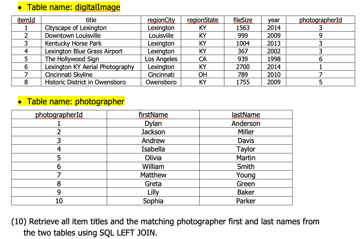 Please help with an SQL error. The result table-set should look like: