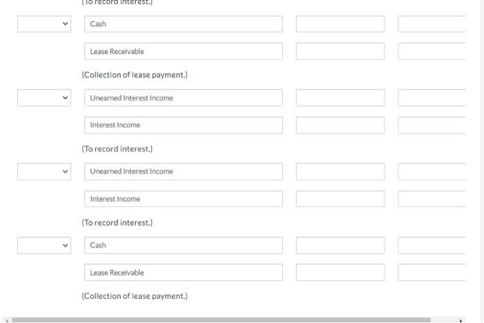 and Galt follows ASPE. The following information relates to the agreement: May