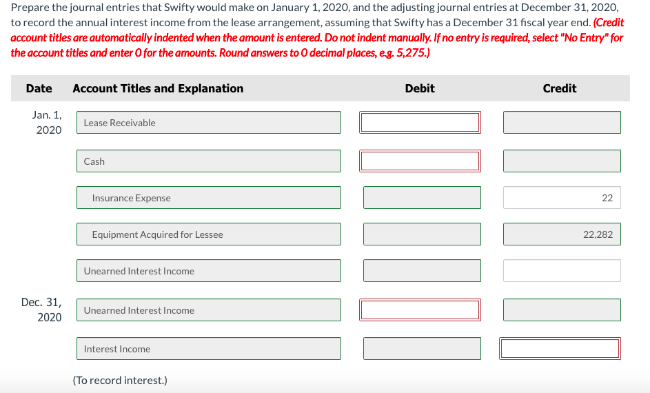lease a truck from Swifty Ltd. Both Bonita and Swifty use IFRS